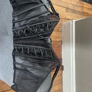 Victoria's Secret Black Lace Top